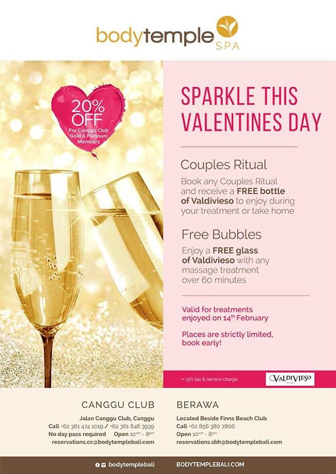 sparkle this valentines day Body temple