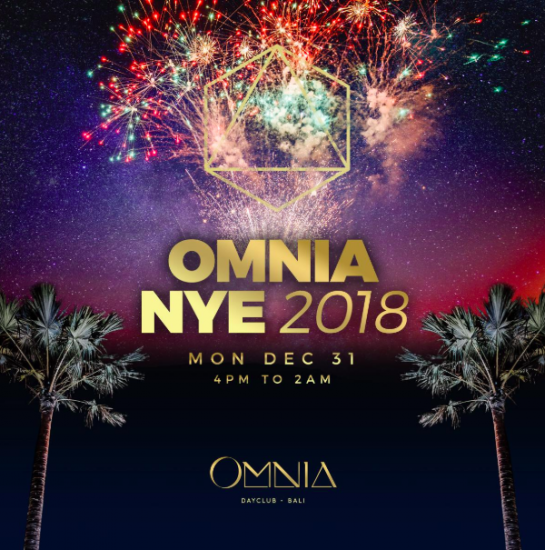 Celebrate on the edge of infinity, enjoy the last sunset of 2018 and party till the small hours at Omnia.