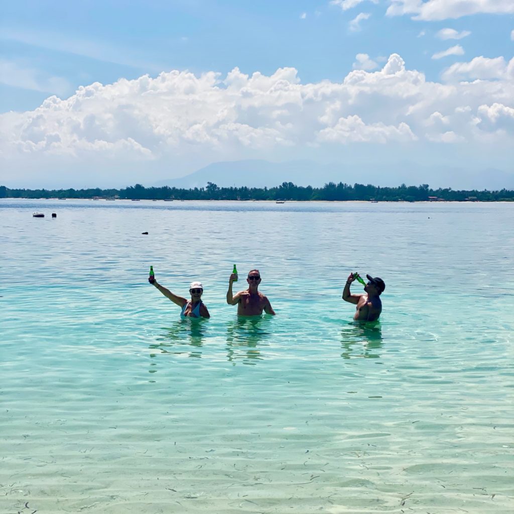 360 Guide have fun at Gili Meno