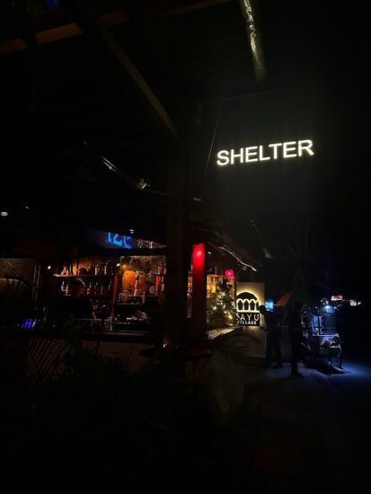 Shelter Pererenan, Dinner event